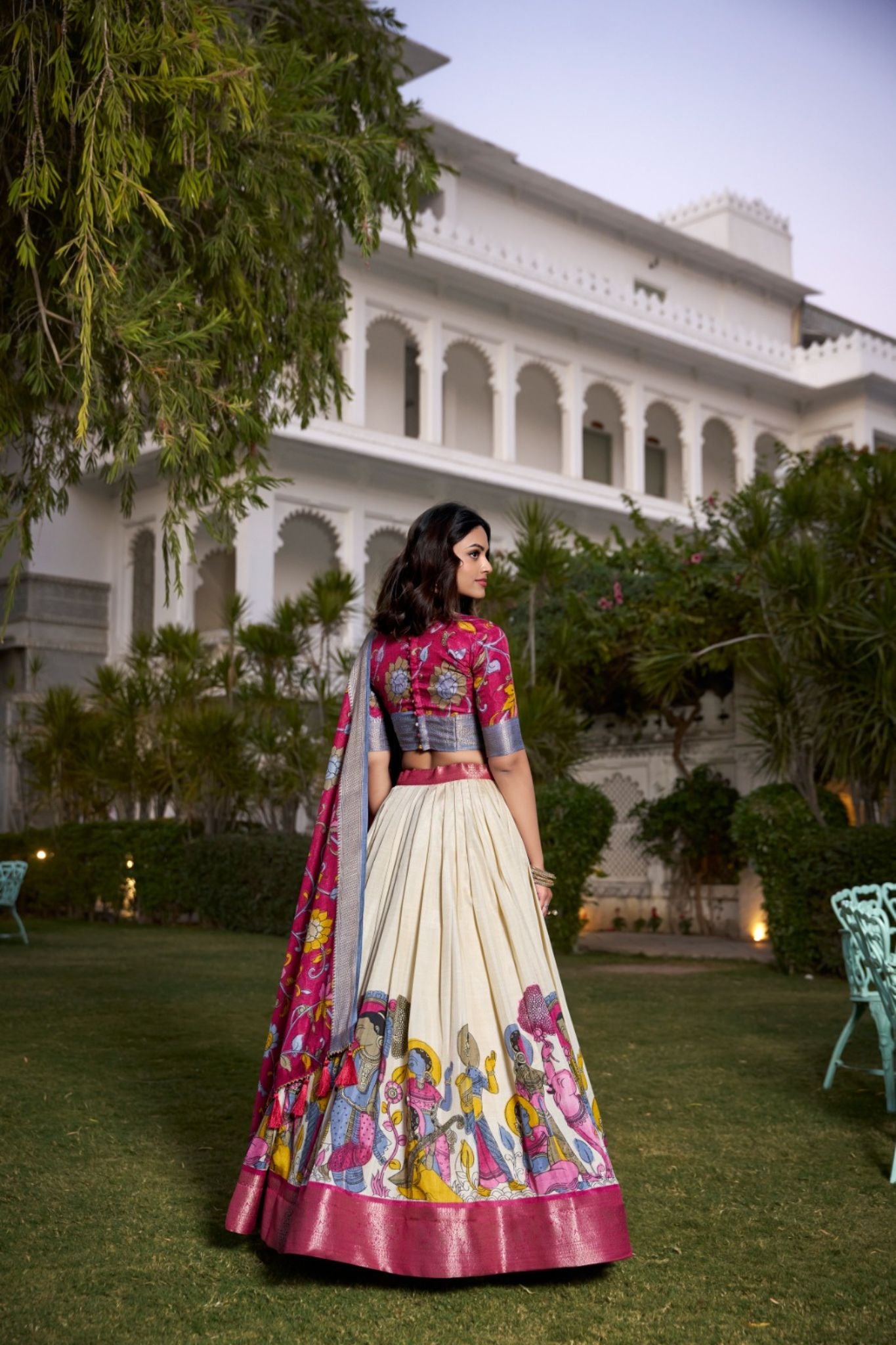 Kalamkari Print Beautiful Lehenga Choli For Woman